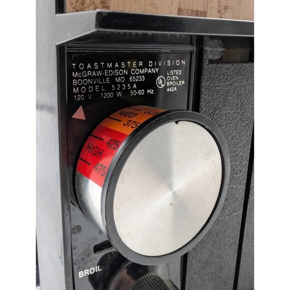 Vintage Toastmaster Tabletop Oven Toaster Oven Broiler Excellent Condition - Picture 4 of 9